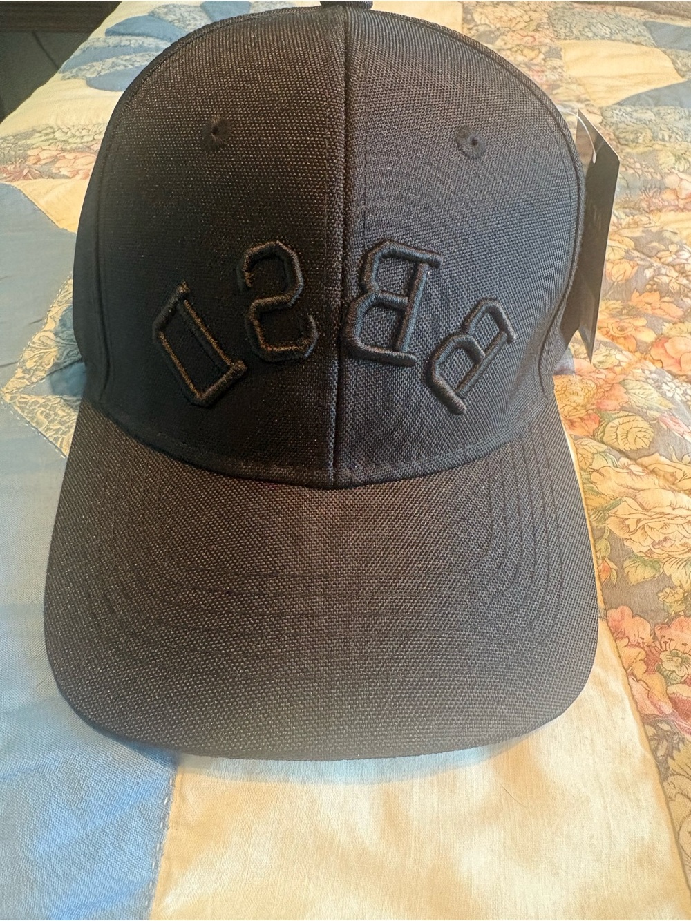BBSD Embroidered Structured Flexfit Cap - Black